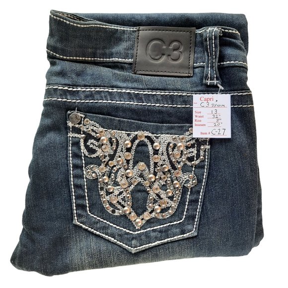 NWT Women's Capri Jeans Size 13 - Picture 5 of 8